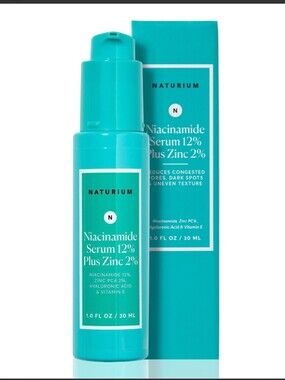 Naturium Niacinamide Serum 12% + Zinc 2% - Teal Bottle